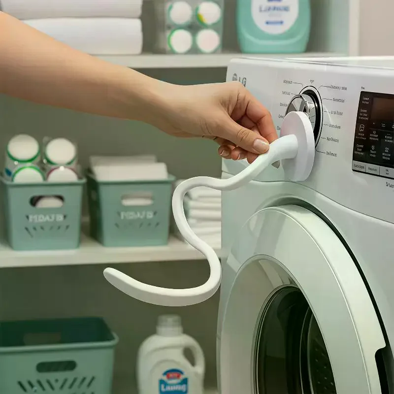 Front Washing Machine Door Strong Magnet Bracket Strong Magnetic Washing Machine Door Door Bracket Magnet Snake-Shaped Silicone