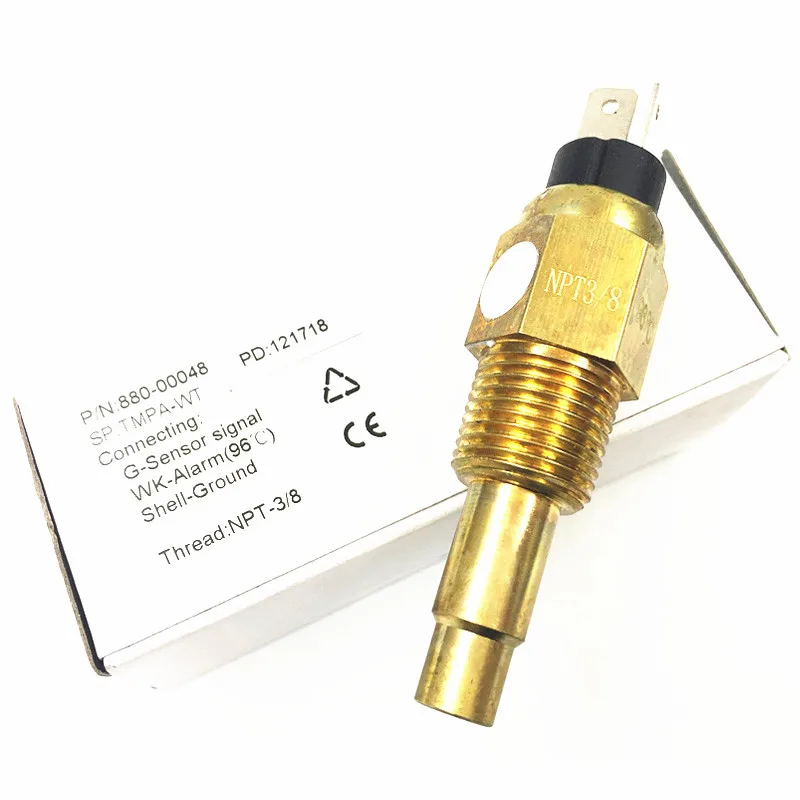 52Mm Pointer Watertemperatuurmeters 40-120 ℃ Instrument 287.4-22.4ohm M M 14X1.5 M 16X1.5 Npt3/8 Water Temp Sensoren Voor Auto Boot