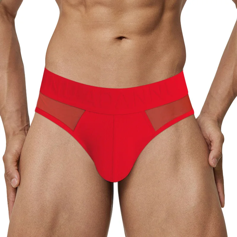 ADANNU Slip da uomo sexy più venduti, traspiranti e senza cuciture, mutande con cintura elastica in rilievo