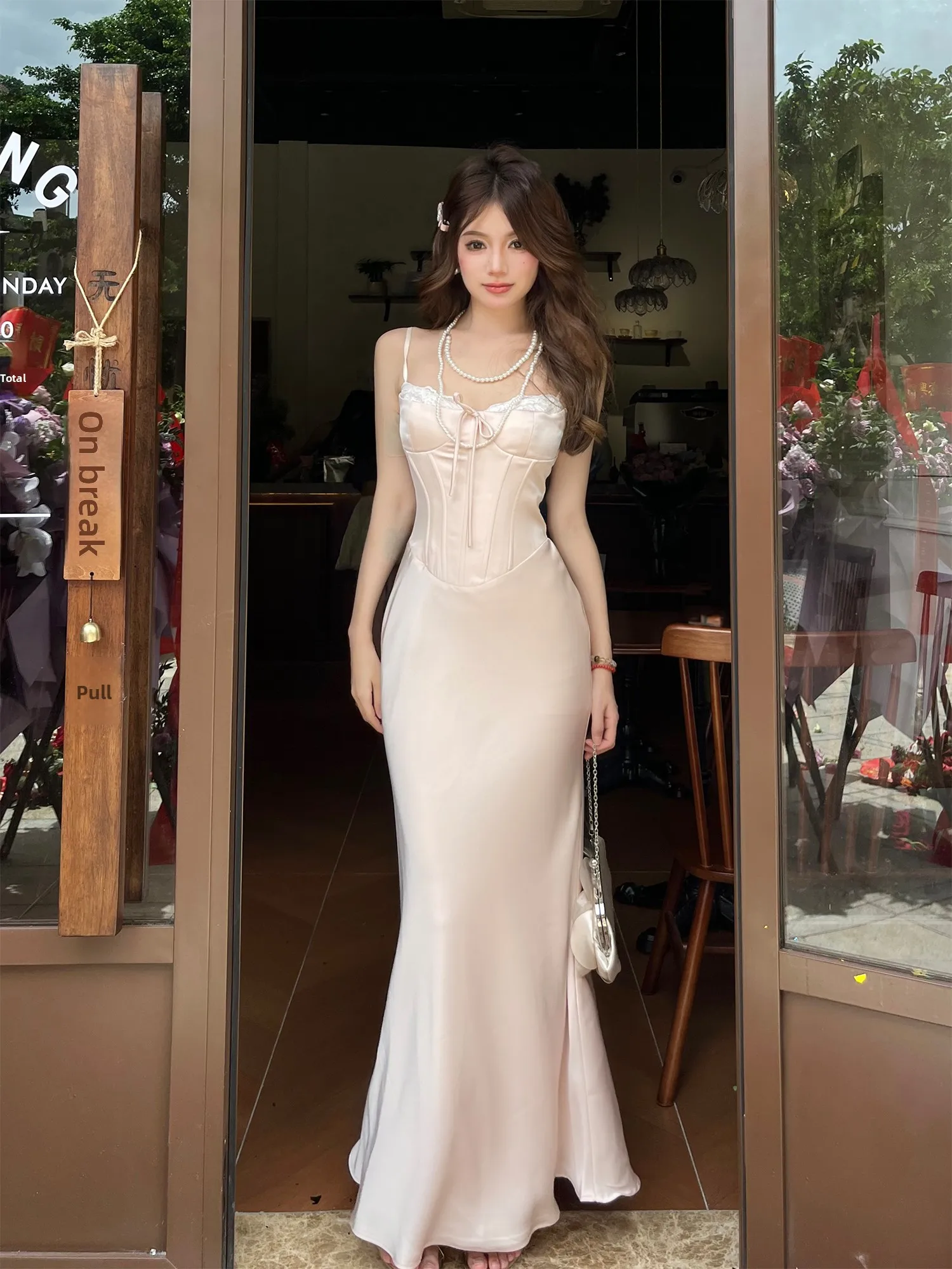 

Новое кружевное платье MOXI Tokyo Love S 25 Fibone с вырезом «рыбий хвост», сексуальное, облегающее, из полиэстера, без рукавов