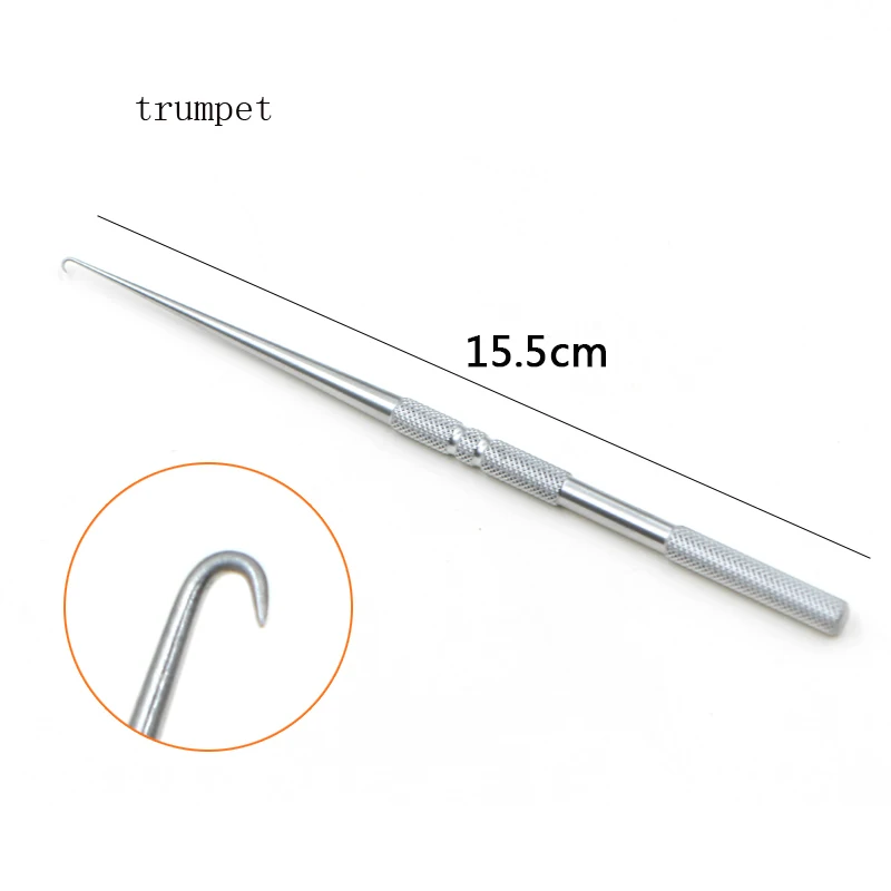 Stainless steel cosmetic plastic question mark retractor Blunt sharp eyelid retractor facial skin tool