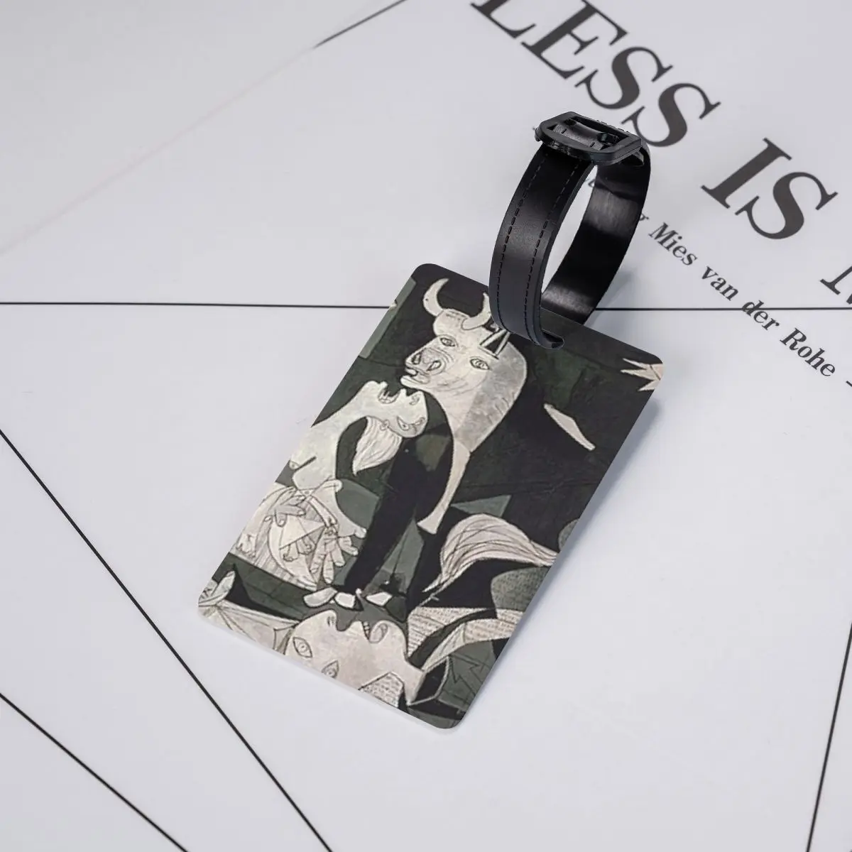 Custom Spanje Pablo Picasso Guernica Bagagelabel Met Naamkaart Privacy Cover Id Label Voor Reistas Koffer