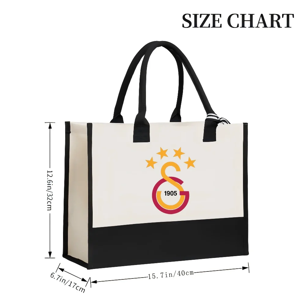 جالتايرا إس.ك. 2026 وصول جديد الموضة العملي واسعة قابلة لإعادة الاستخدام حمل حقيبة نمط طباعة 2 لهجة الثقيلة الكتف الكبير با #3