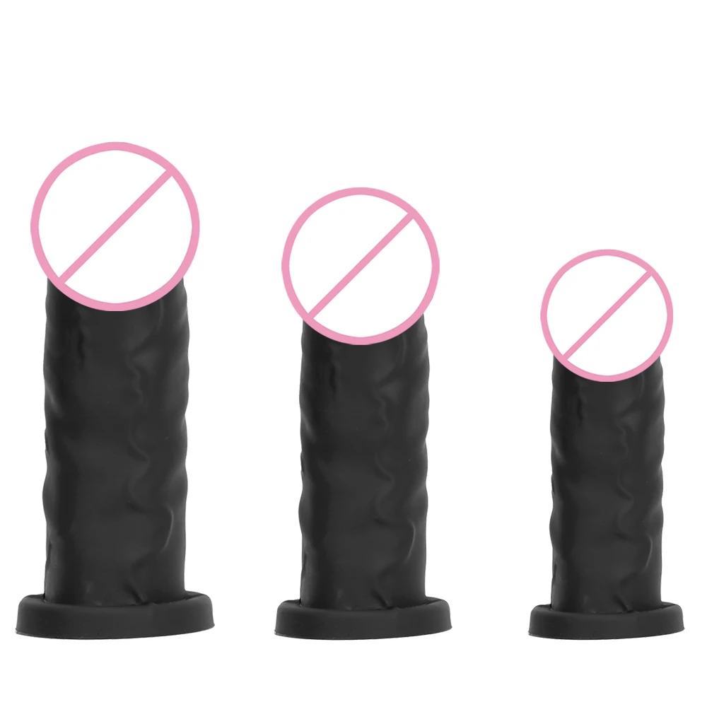 Extra-Large Mushroom Realistic Dildo Thick Anal Plug Pleasure Penis Massager G-Spot Butt Masturbator Adult Sex Toy for Men Women
