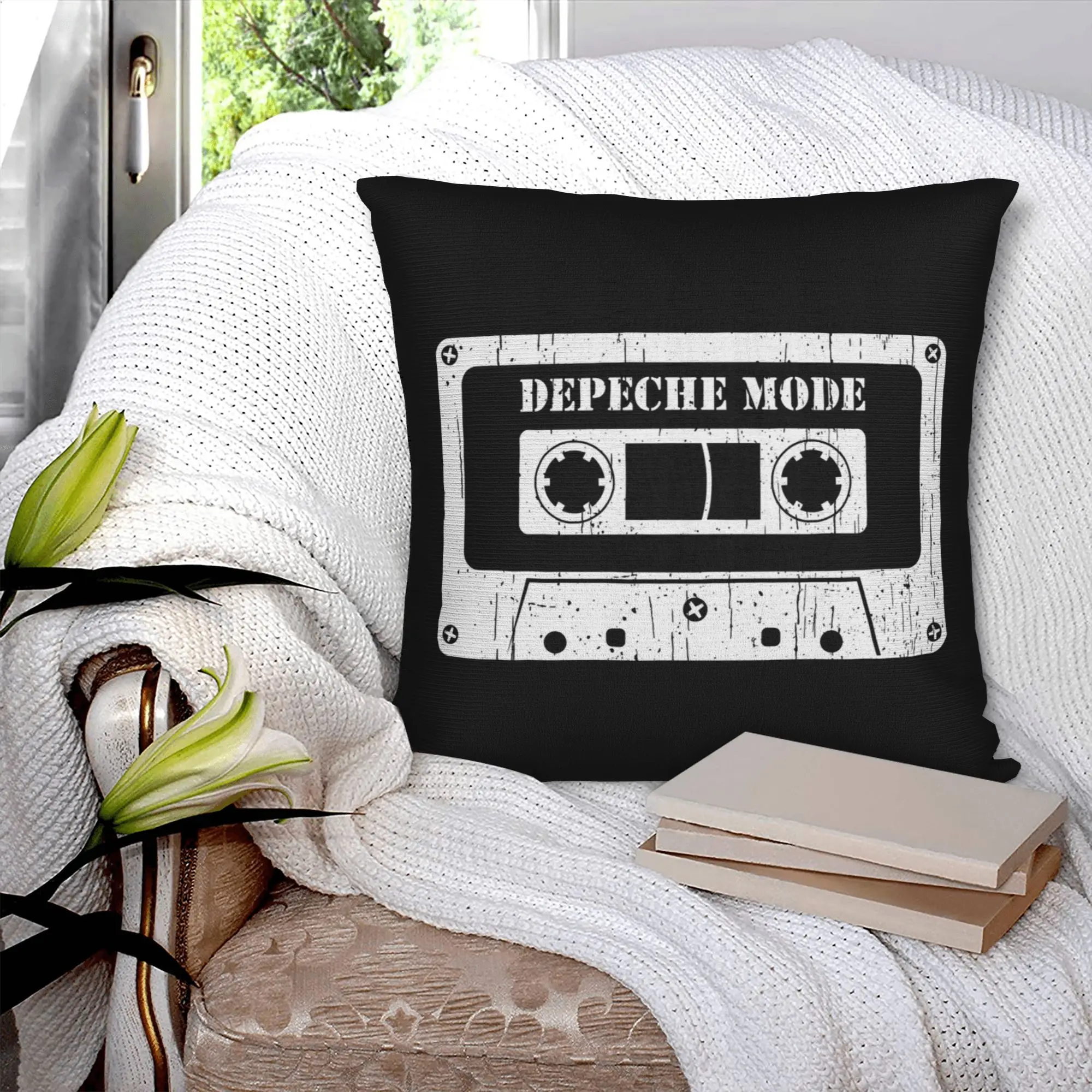 Electronic Rock Depeche Cool Mode Modern Throw Pillow Cover Bedroom Decoration  Cushions for Sofa