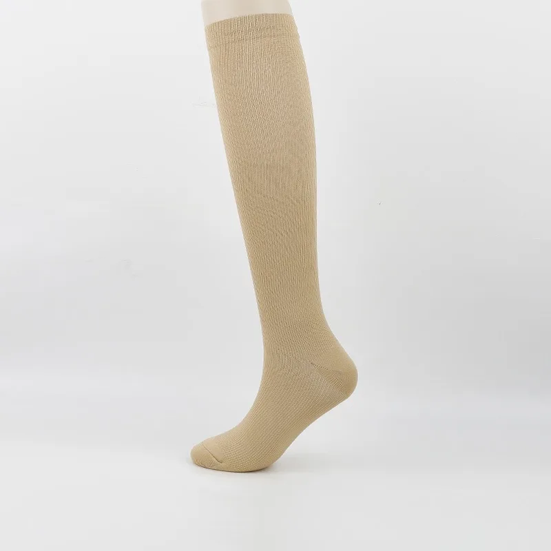 ユニセックス高圧縮カーフソックス - スポーツ/ジム用の吸湿性サイクリング&ランニングソックス