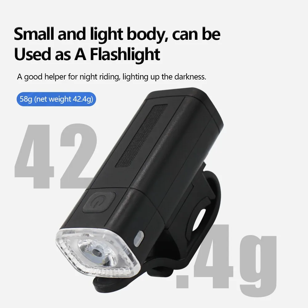 Bicycle HeadLights Rechargeable Front Lamp MTB Road Cycling Flashlight Night Safety Riding Bicycle Front Light Bike Accessories