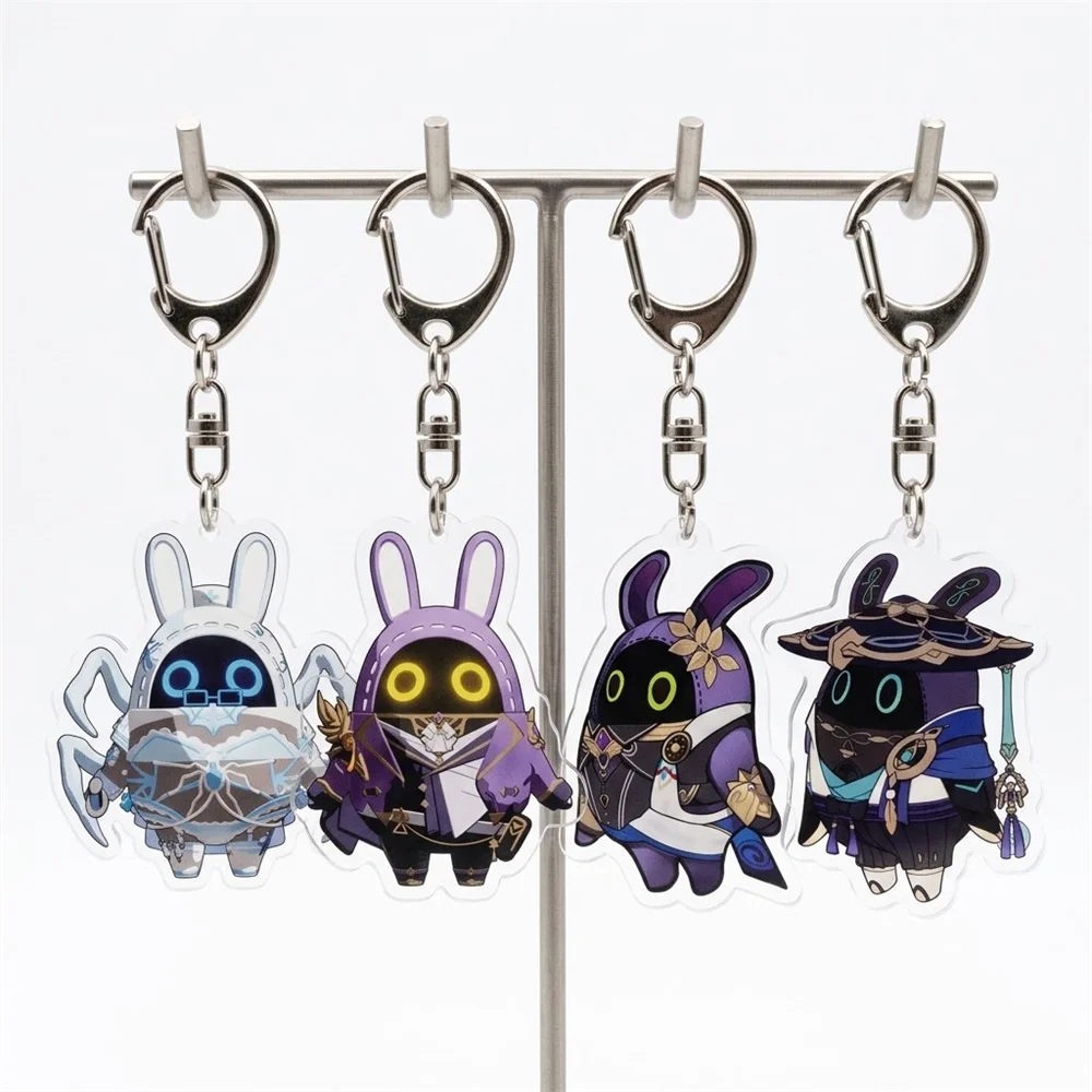6CM Acrylic Keychain Stand Model Ornament Accessories Goods Christmas Gifts Anime Zenless Zone Zero