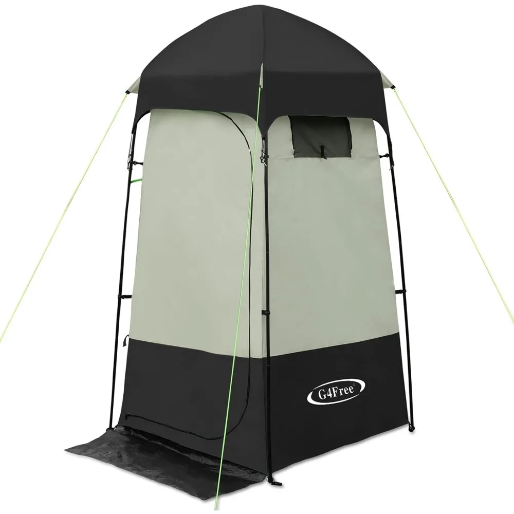 

Camping Shower Tent, Privacy Tent Dressing Changing Room, Portable Toilet, Rain Shelter for Camping Beach with Carry Bag