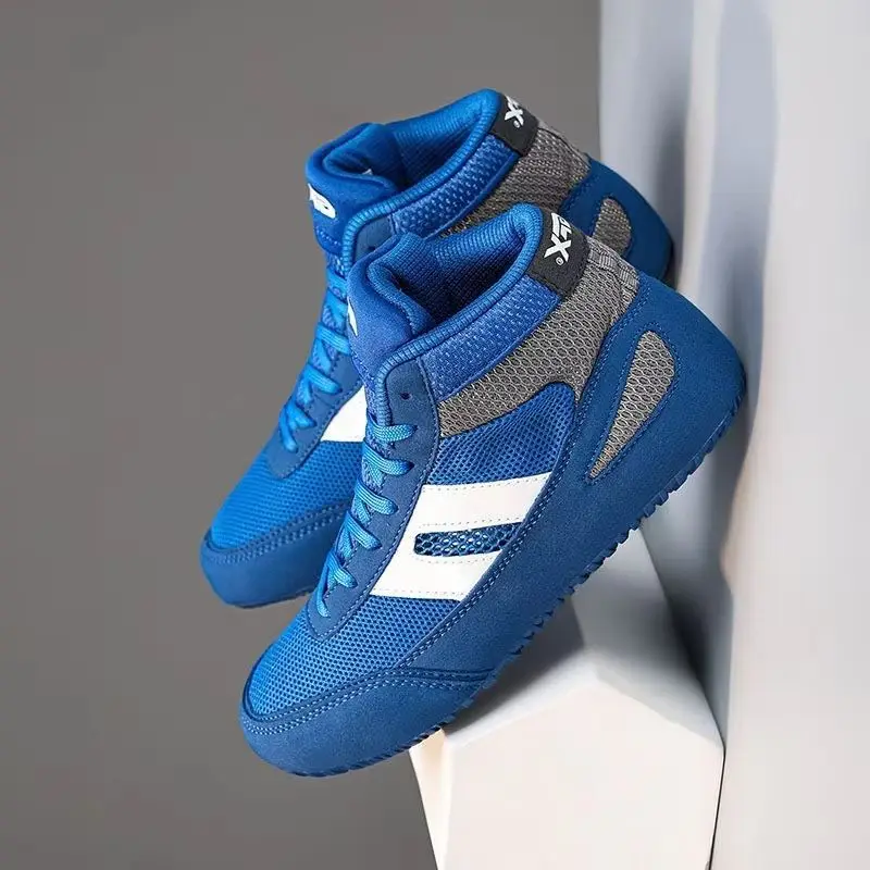 

Осенняя борцовская обувь 2024, мужская и женская дизайнерская боксерская обувь унисекс, износостойкая боевая обувь, спортивная обувь с высоким берцем