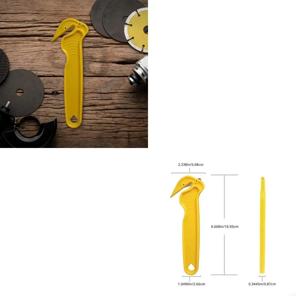 

P82E Ergonomic Box Cutter Cardboard Opener Simple for Efficient Stretch Film Cutting