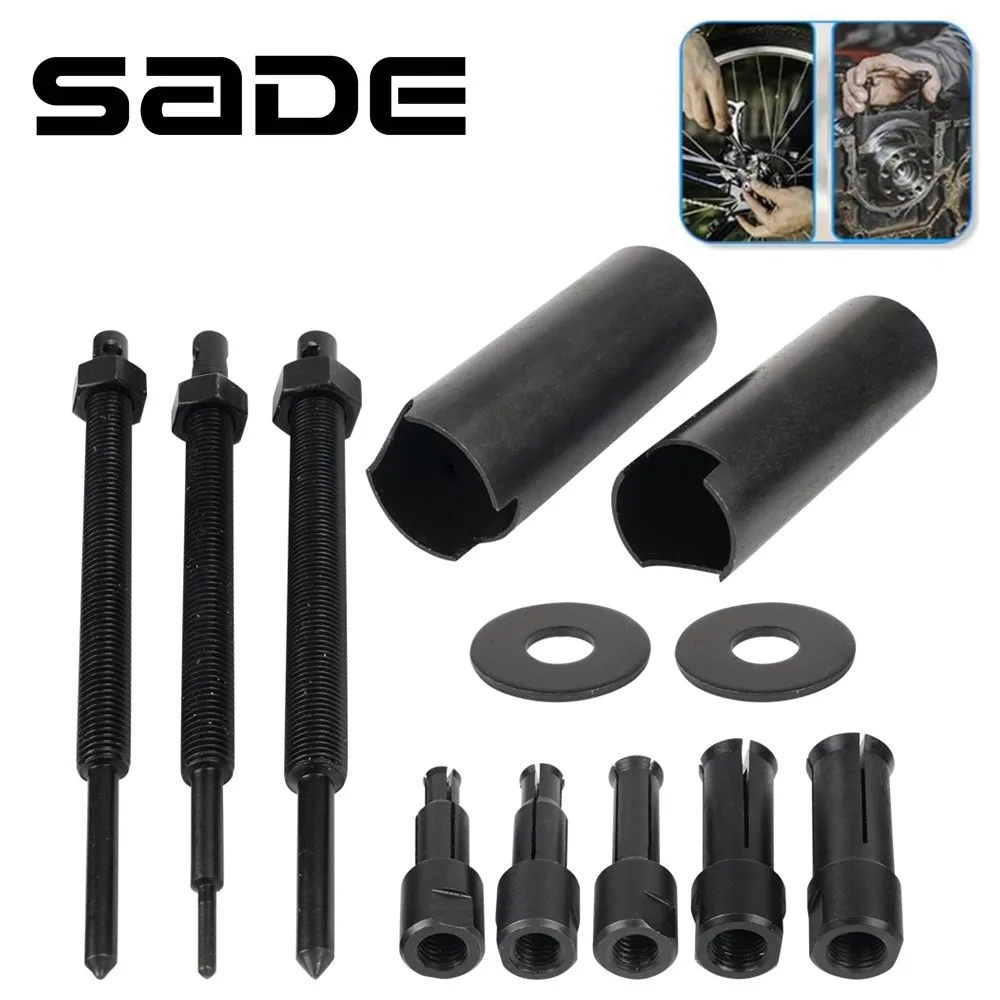 Motorcycle Bearing Pullers 9-23mm Motorcycle Internal Bearing Removal Tool Kit Inner Bearing Extractor Kit