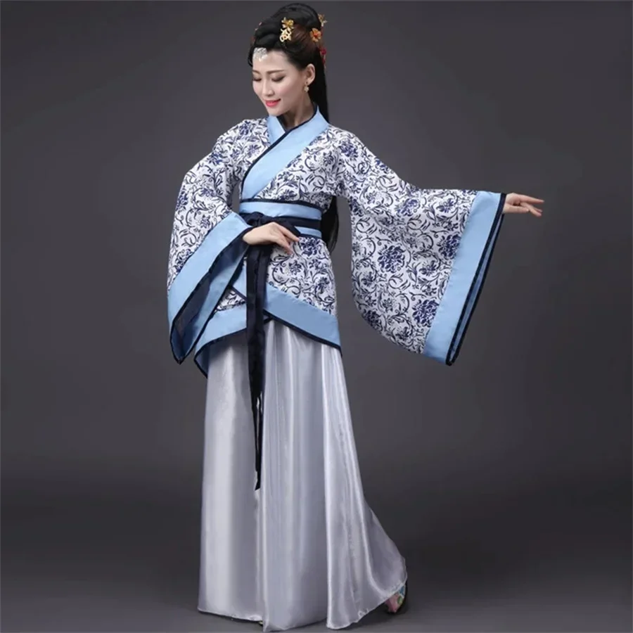 New Woman Stage Dance Dress Chinese Traditional Costumes New Year Adult Tang Suit Performance Hanfu Female Cheongsam