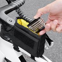 Bike Frame Bag Waterproof Organizer Bicycle Front Frame Bag For Men Women Travel Hiking Mountain Road Commuting Outdoor