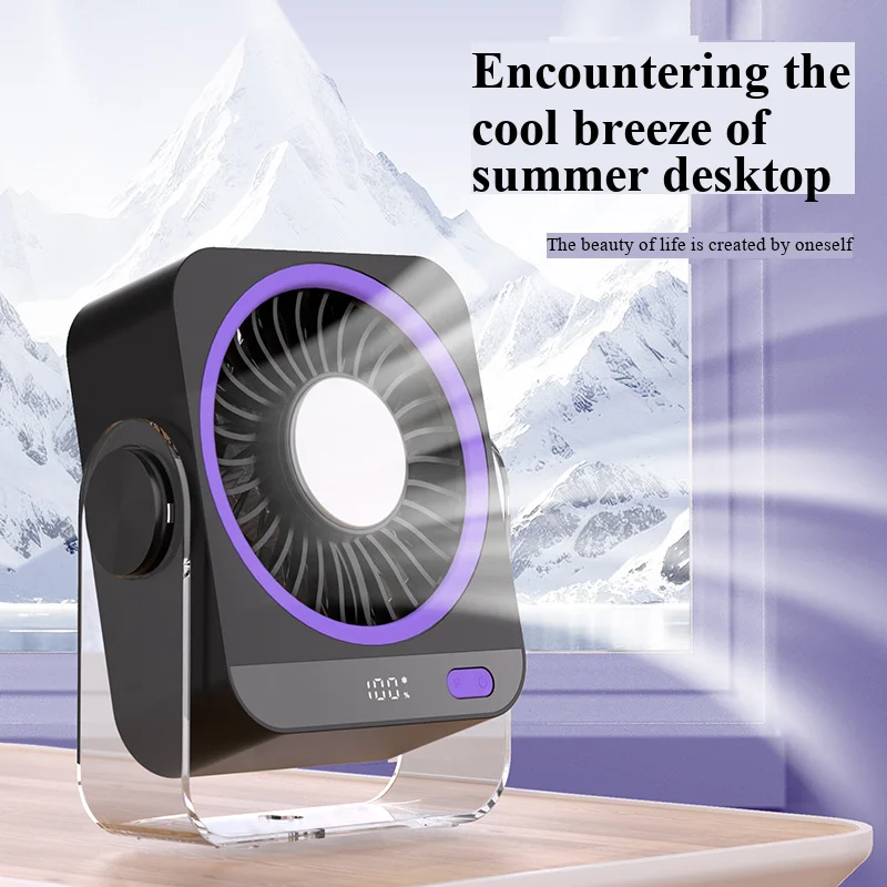 Desk Setup Gear - Ventilador de Mesa Refrigerado por Semicondutor
