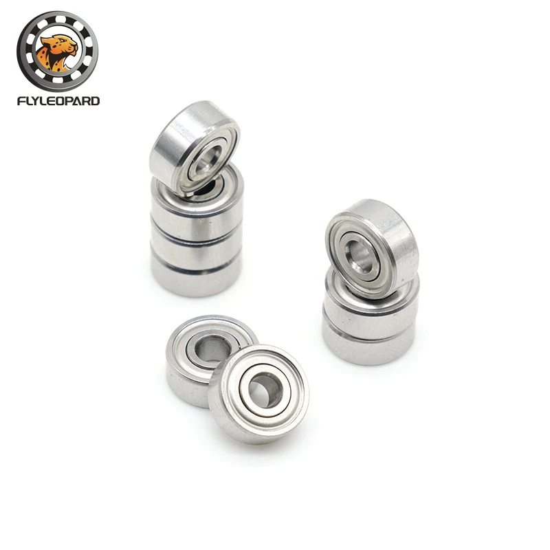 1Pcs S687-2ZZ W4 7x14x4 mm Stainless Steel Ball Bearing Rubber Seal Stainless Steel S687ZZ 687 Ball Bearings