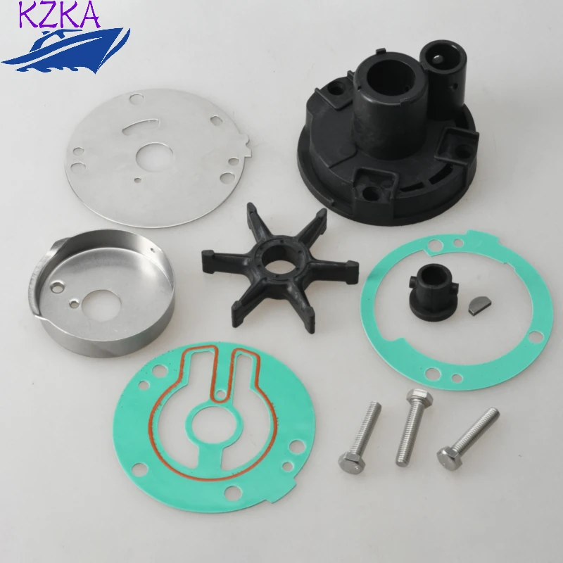 

689-W0078 Ремкомплект водяного насоса для Yamaha 2-тактный 25HP 30HP 2-цилиндровый лодочный двигатель 689-W0078-A6 689-W0078-0 Заменяет детали