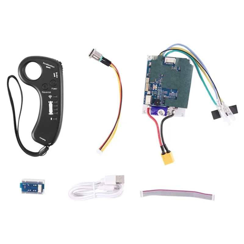 Voor Elektrische Skateboard Single Drive Belt Motor Controller Set Longboard Esc Scooter Moederbord Met Afstandsbediening