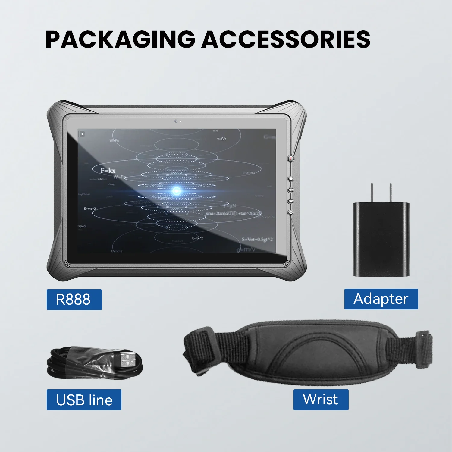 Hot Selling Rugged Tablet 10.1 Inches 12000mAh Android 13 1D/2D Fingerprint Identification RTK PSAM Dualband WiFi Android Tablet