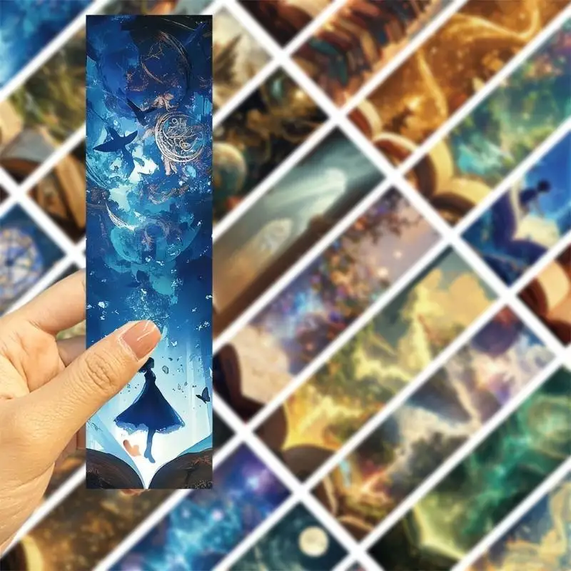 30 tờ trang sáng tạo đánh dấu tưởng tượng đọc đánh dấu cuốn sách thẩm mỹ