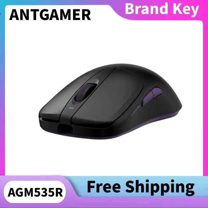 

ANTGAMER AGM535R 8000 Гц беспроводная трехрежимная симметричная мышь, PAW3950 30K DPI TTC микропереключатель, настраиваемая Bluetooth-мышь