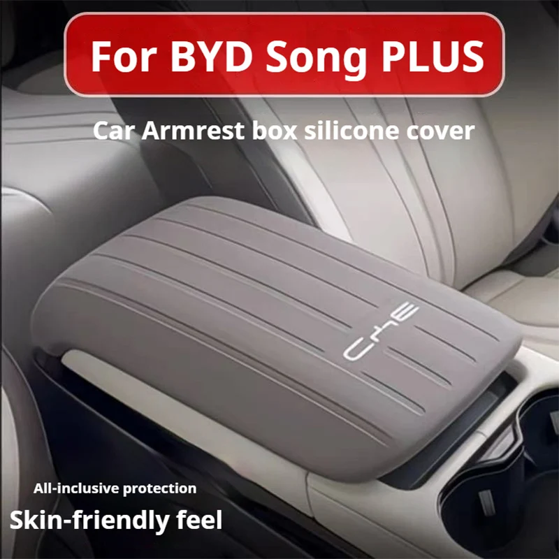 ل BYD Song Plus DMI Seal U Sealion 6 مسند ذراع للسيارات صندوق غطاء للحماية اكسسوارات السيارات الداخلية وسادة متينة مضادة للخدش