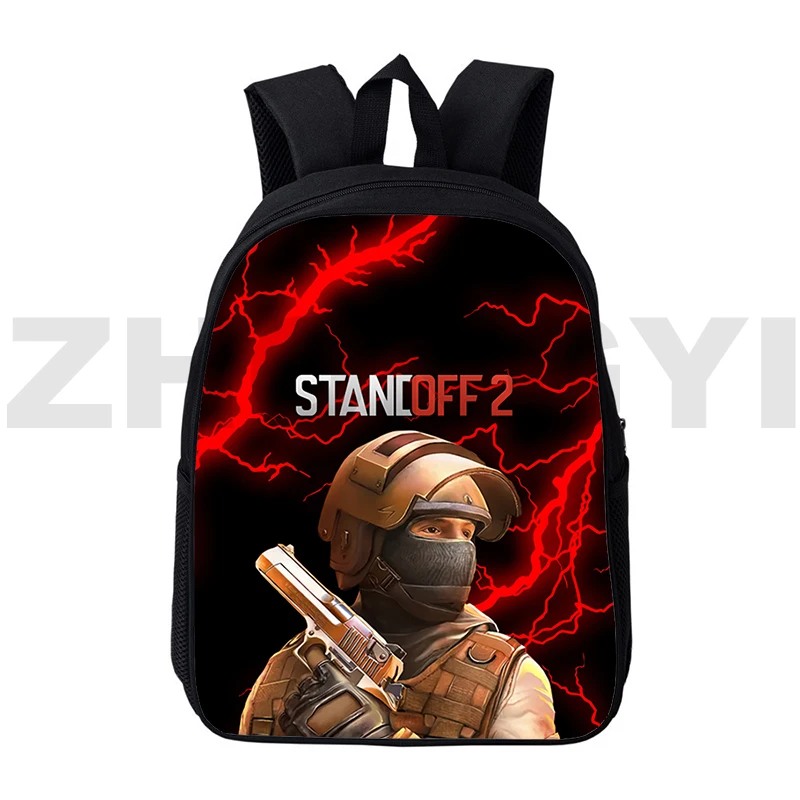 

New 3D Print Standoff 2 Backpack Children Game Bags 16 Inch Anime fashion causal Schoolbags Teenager Cosplay Travel Backpack