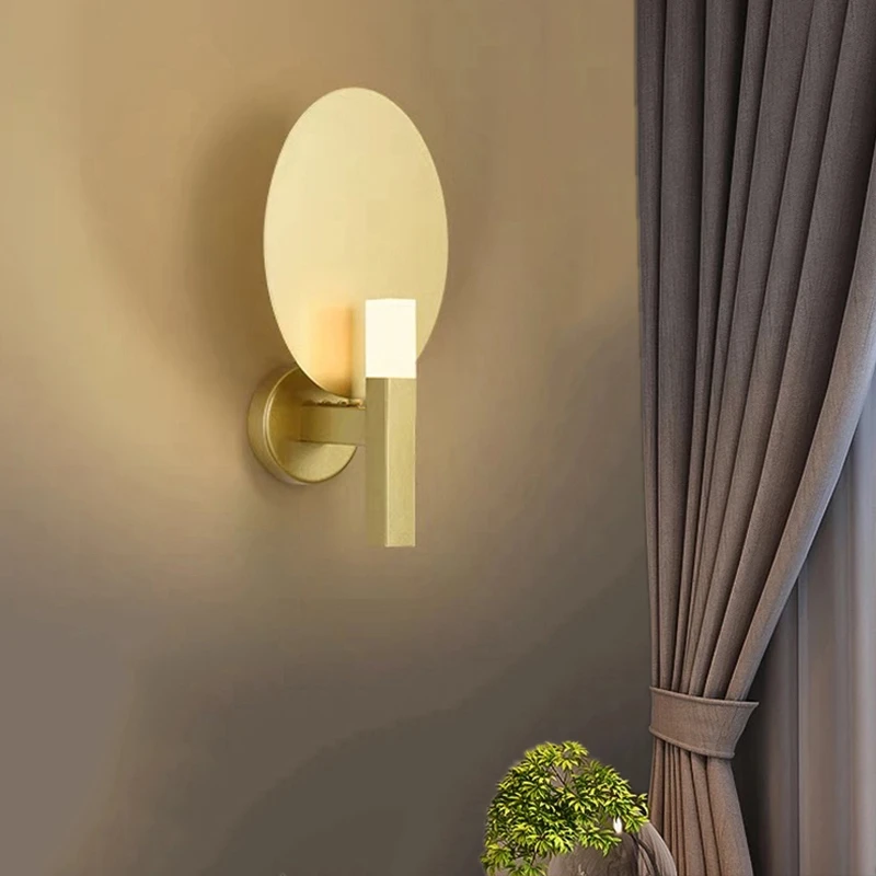 

LED Wall Lamp for Bedroom Living Room Aisle Stair Indoor Decorate Lustre Sconce Lighting Modern Gold Black Metal Wall Lamp