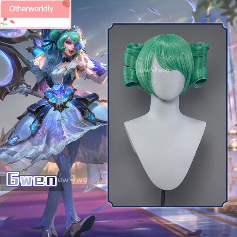 

Pre-sale Cosplay League of Legends/LOL: Gwen Prestige Crystal Rose Wildd Rift WR ASU Cosplay Wig High Quality Light Green Hair