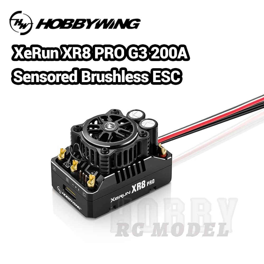 

HOBBYWING XERUN XR8 PRO G3 200A Seneored бесщеточный ESC для 1/7 1/8 RC модели автомобиля Багги гоночные аксессуары