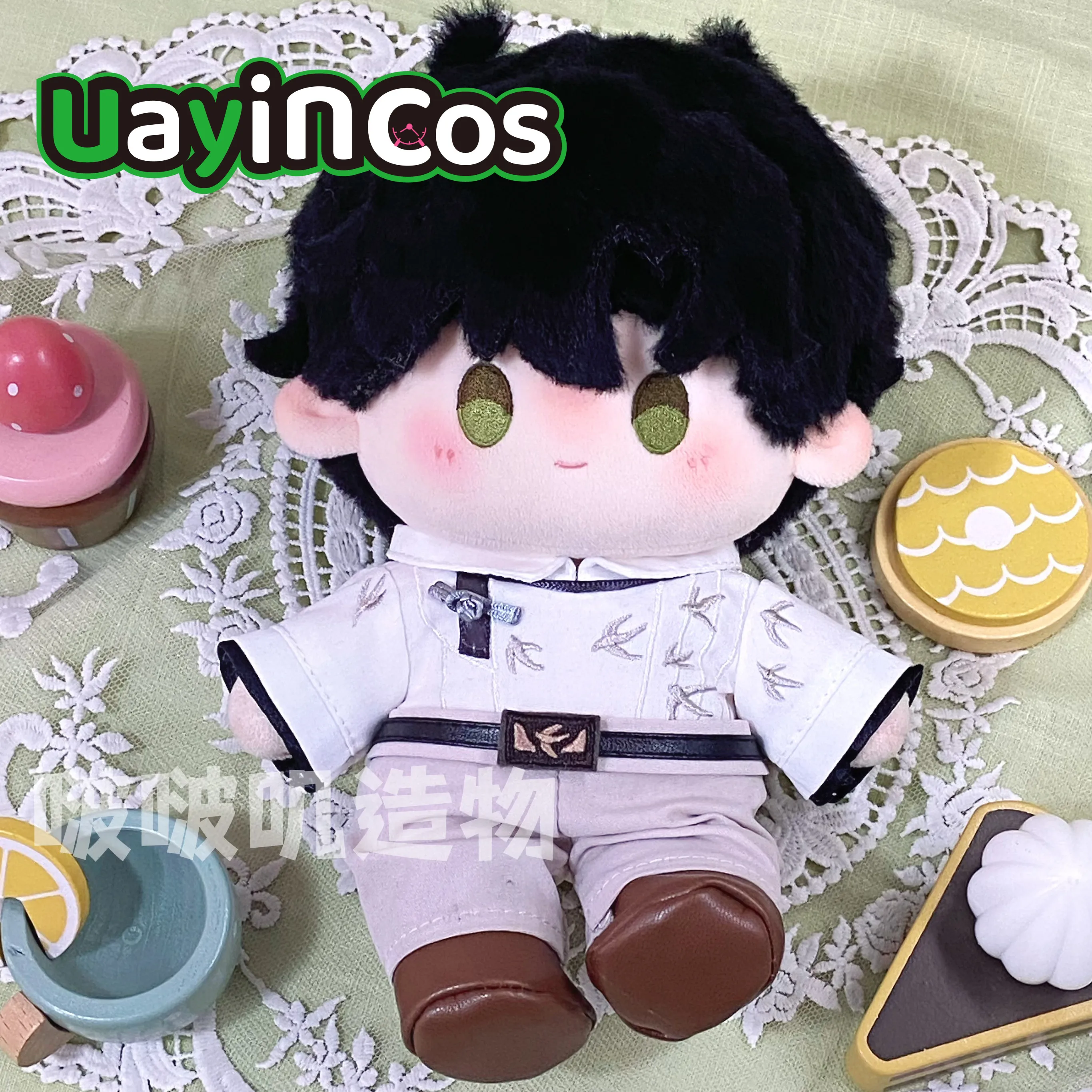 

20cm Doll Clothes Love and Deepspace Zayne Birthday Shirt Coat Suit Stuffed Plushies Doll Anime Game Toy Kids Halloween Gift