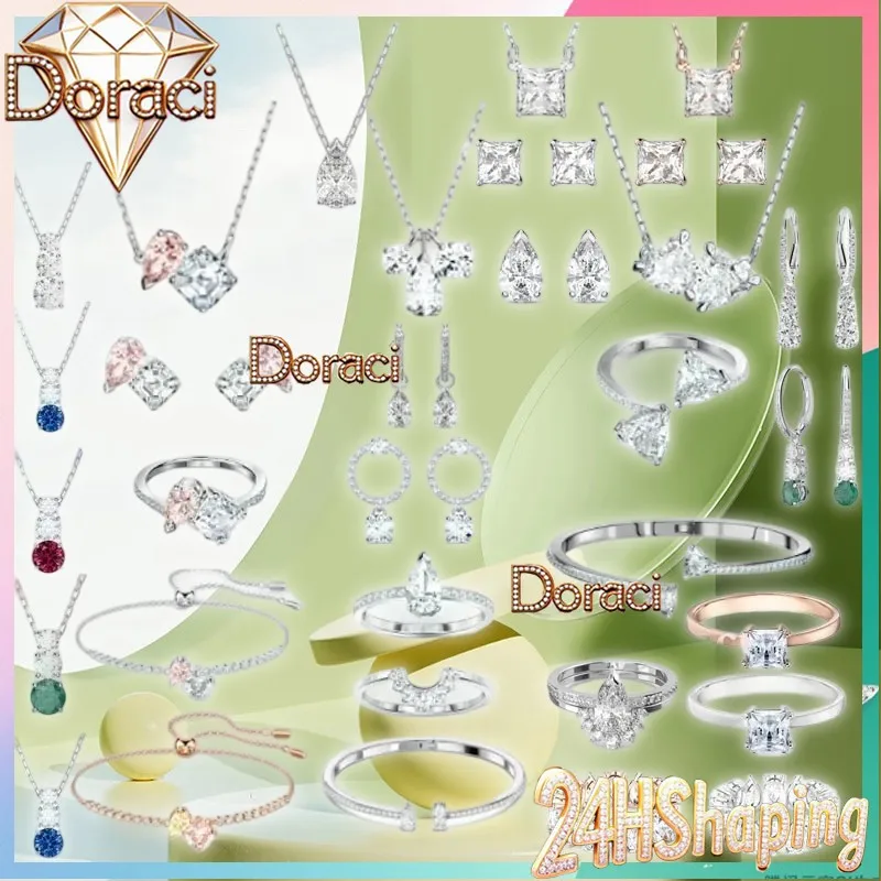 

Doraci-High Quality Attract Series Women's Jewelry Set, Sugar Jewelry Set, Crystal Clear, Sparkling, Charming