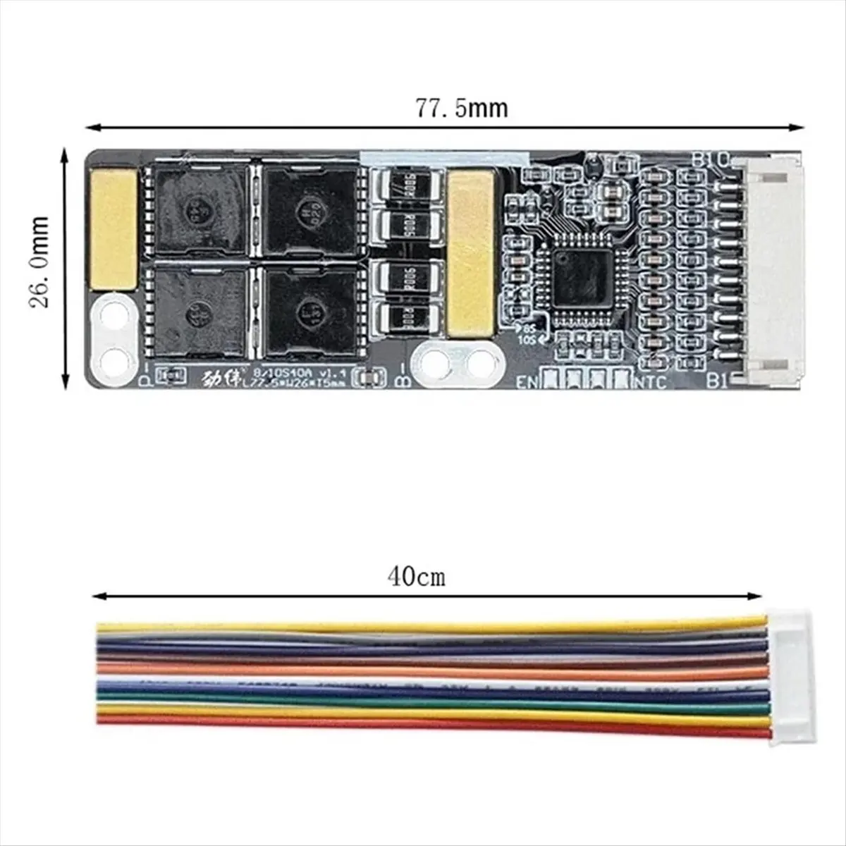 

Защитная плата зарядного устройства литий-ионной батареи 8S 40A с усиленным управлением батареей