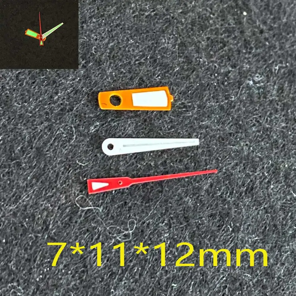 

Watch Hands Pointer Needle Kit for Japanese NH35/NH36/4R36/7S Movement Green Luminous Watch Hands DIY Repair Part