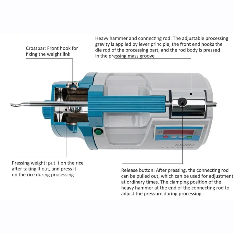 Home Electric Intelligent Rice Milling Machine 2088/3088/858/rice Milling Machine Drop Whitening Automatic Inspection Rate Of Ri