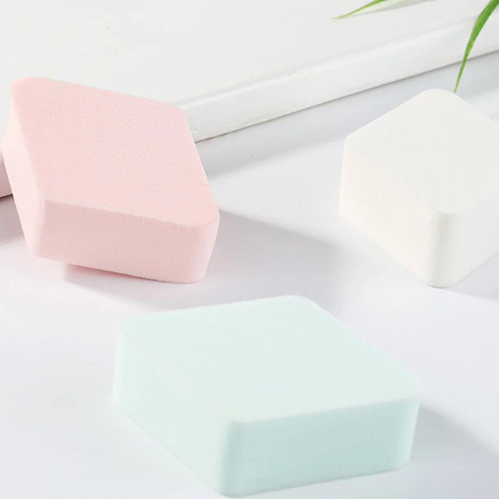 1Set Diamant Make-Up Schwamm Puff Weiche Elastische Puff für Flüssigkeit Pulver Creme Foundation Nass Trocken Gesichts Make-Up-Tool