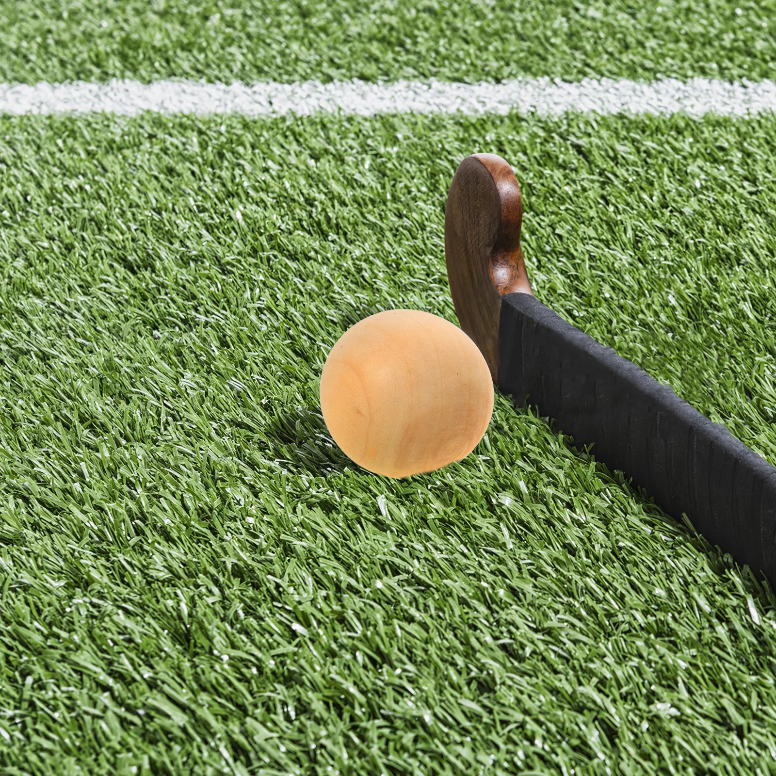 

15 pc Wooden Hockey Balls 5cm Diameter Hardwood Nonbounce Training Craft Toy Natural Beige Sports Entertainment