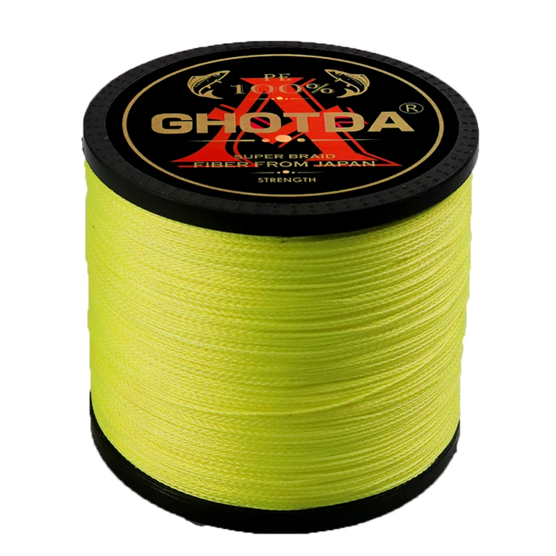 Wear-resistant Anti-bite 12 Strands Braided Fishing Line Super Strong 25/30/39/50/65/77/92/120LB 100-500M Multifilament PE Wire