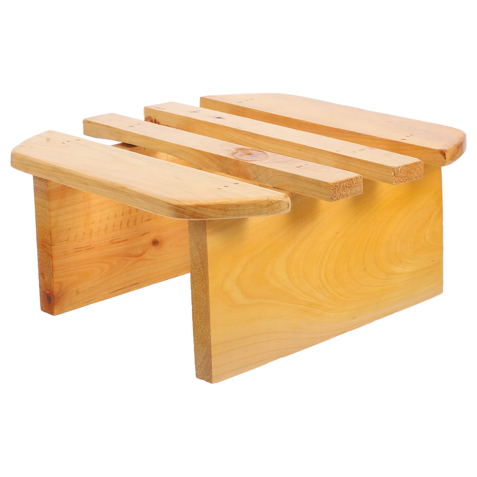 

Wooden Foot Bath Steaming Rest Sauna Seat For Adult Small Wood Bench Step Stool Bathroom Shower Chair Health Care