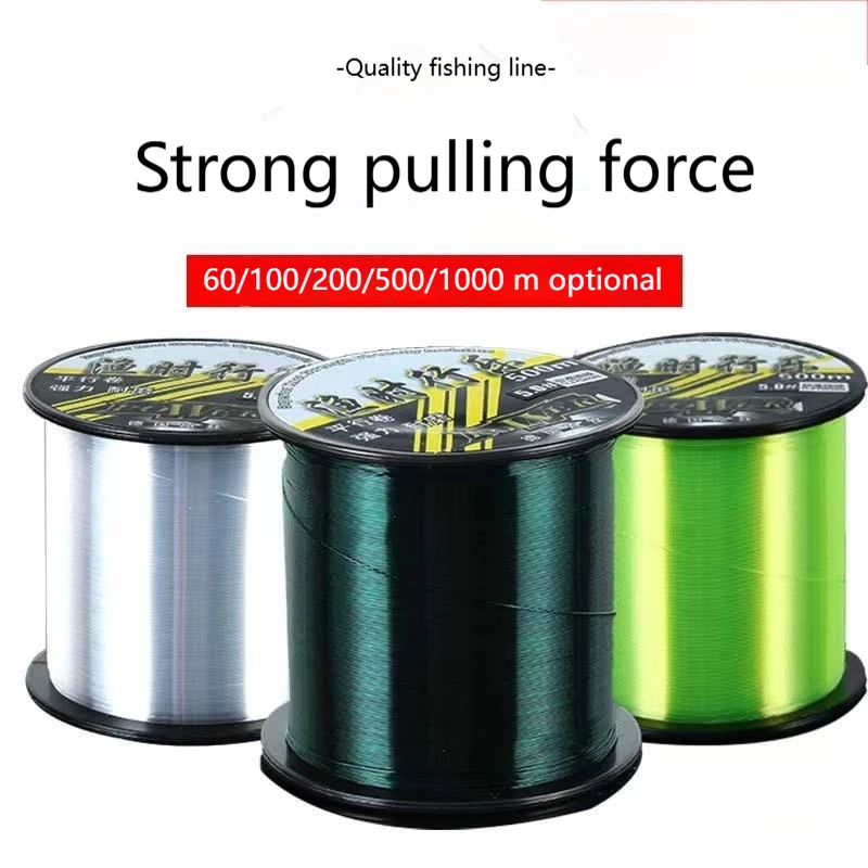 

Nylon Fishing Line 3-24LB Super Strong Japanese Monofilament Fluorocarbon Coating Carp Sea Fishing Accessories