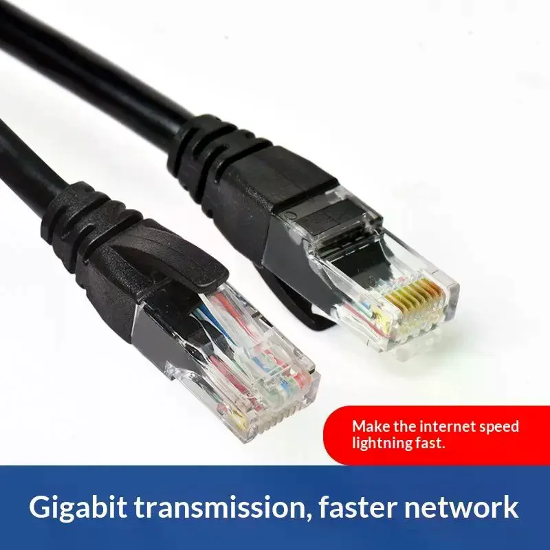 1Pcs Internet Lead Cord Router Computer Cable CAT6 Rj45 Ethernet Cable UTP 1000Mbps Network Cord LAN Wire