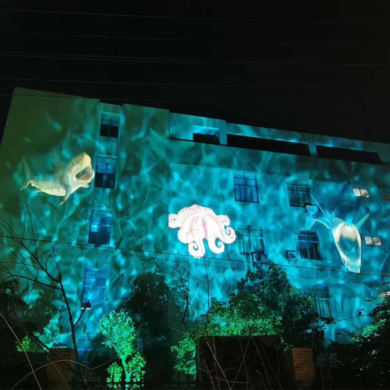 custom.80W Pattern Gobo Light Fantasy Ocean Ripple Projector Advertising Effect Projector Light