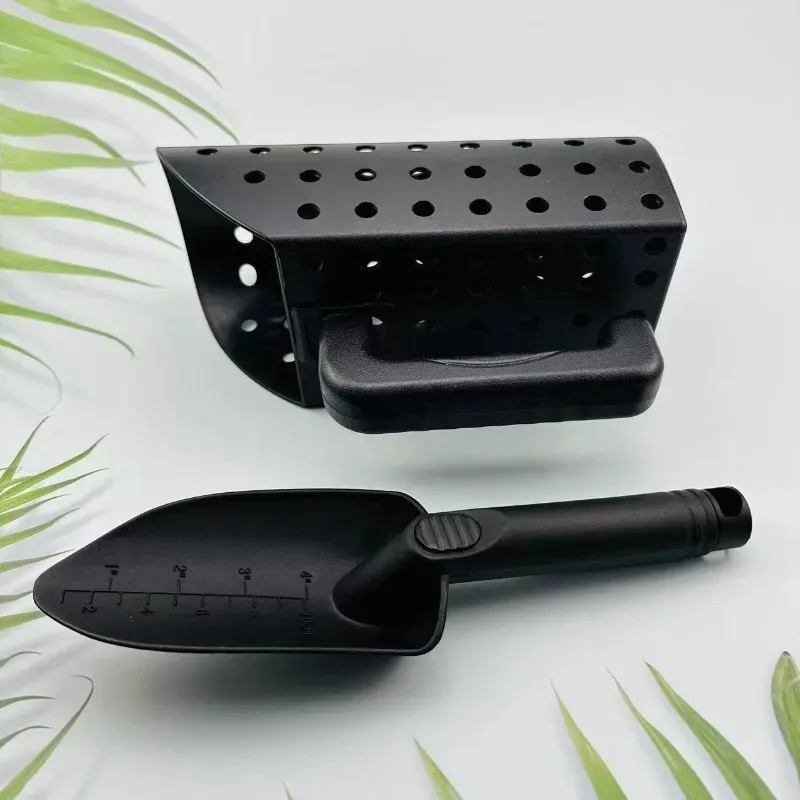 Sand spoon hourglass, sand bucket, filter sieve beach tools