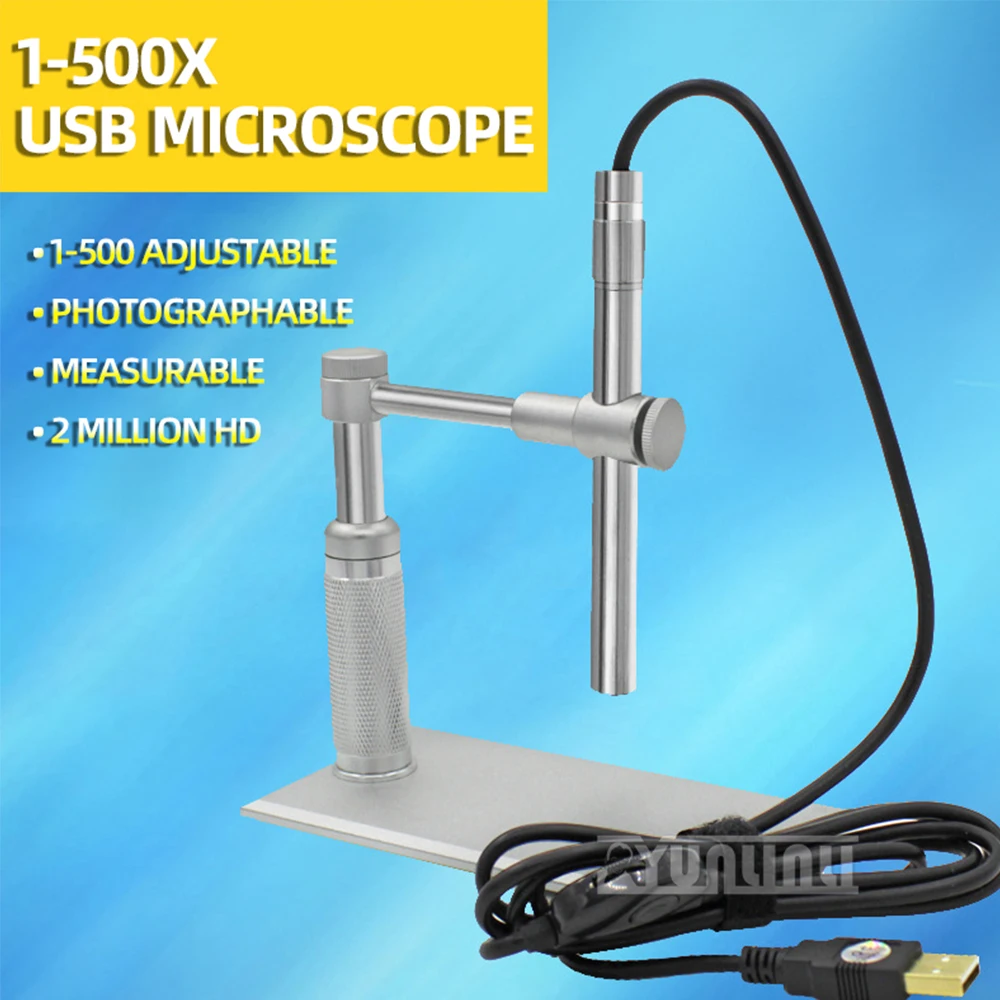 Portable HD 1-500 times USB pen electronic digital microscope oral endoscope can take pictures
