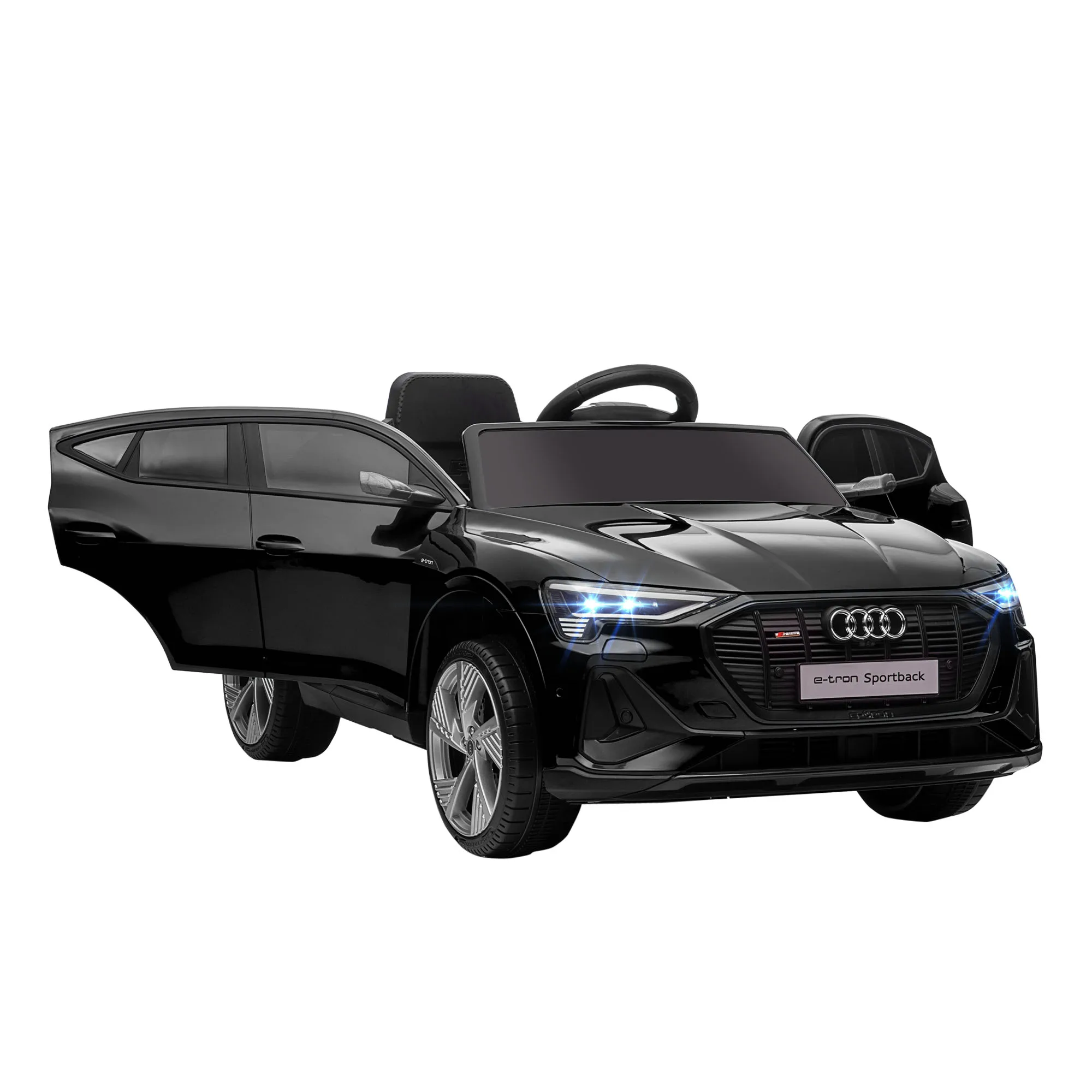 HOMCOM electric car for kids Audi e-tron Speed 3-5 km/h Black