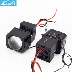 Ronan 1.5 inch 12V Matrix Bi-LED Low High Beam Projector Lens 41W 600LUX for Motorcycle Car Headlight Upgrade Retrofit