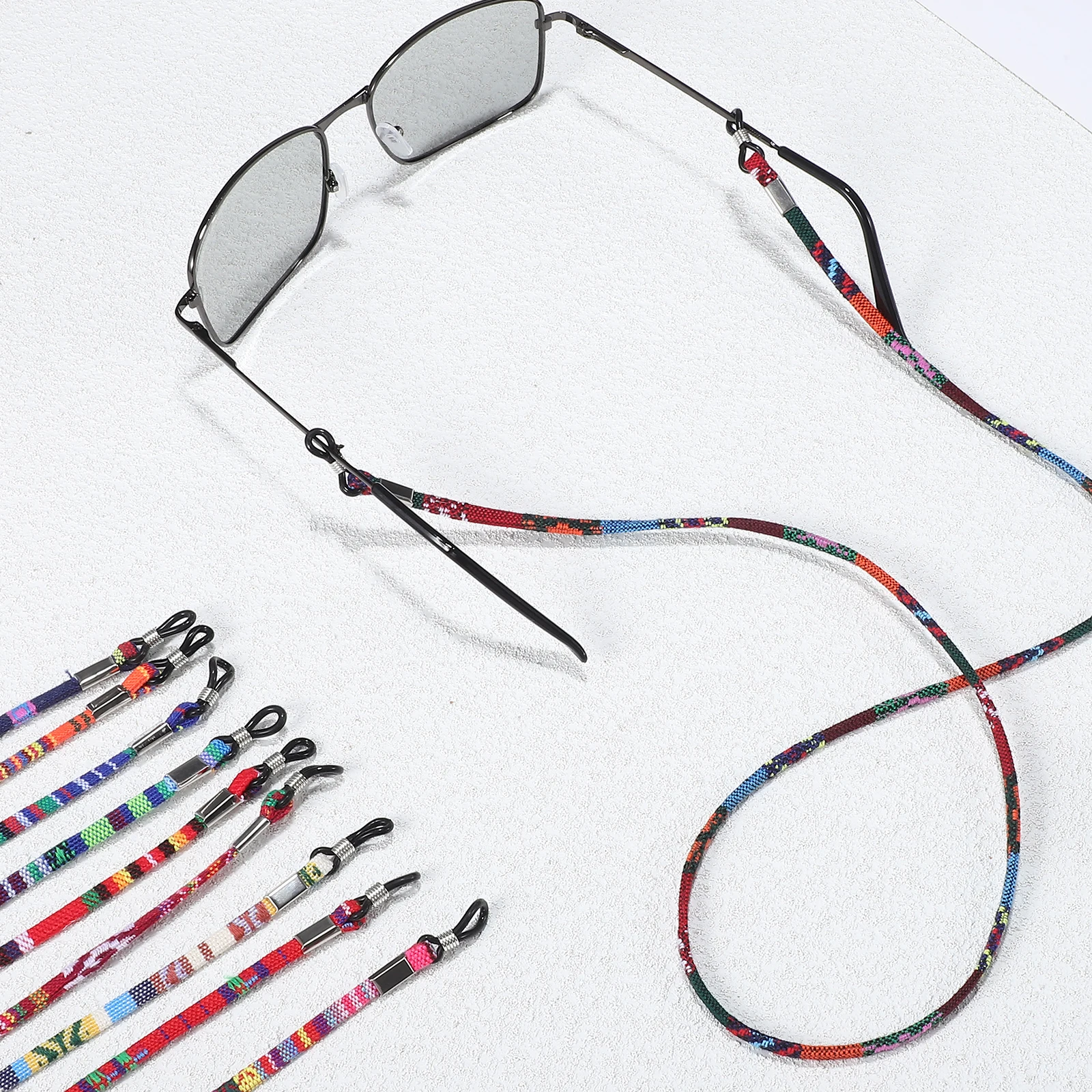 Afbeelding 6: 10 stks Brillen String Kettingen Zonnebril Riem Bril Lanyard Retainer Cord Zonnebril Houder Riem Ketting Voor Vrouwen Mannen Supply