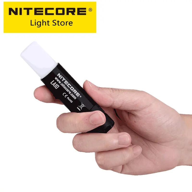 NITECORE LA10 Mini Camping Lantern Led Outdoor Flashlight Rechargeble Lamp Torch Light powered by AA Battery Portable Lighting