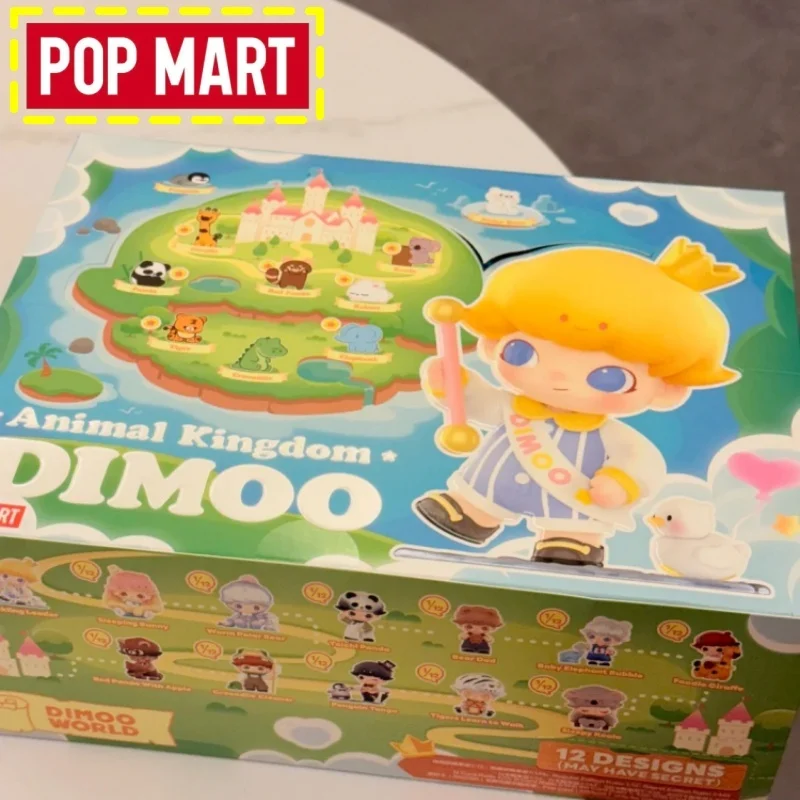 

Genuine Pop Mart Dimoo Animal Kingdom Series Blind Box Collectible Doll Desktop Ornament Birthday Gift For Girl