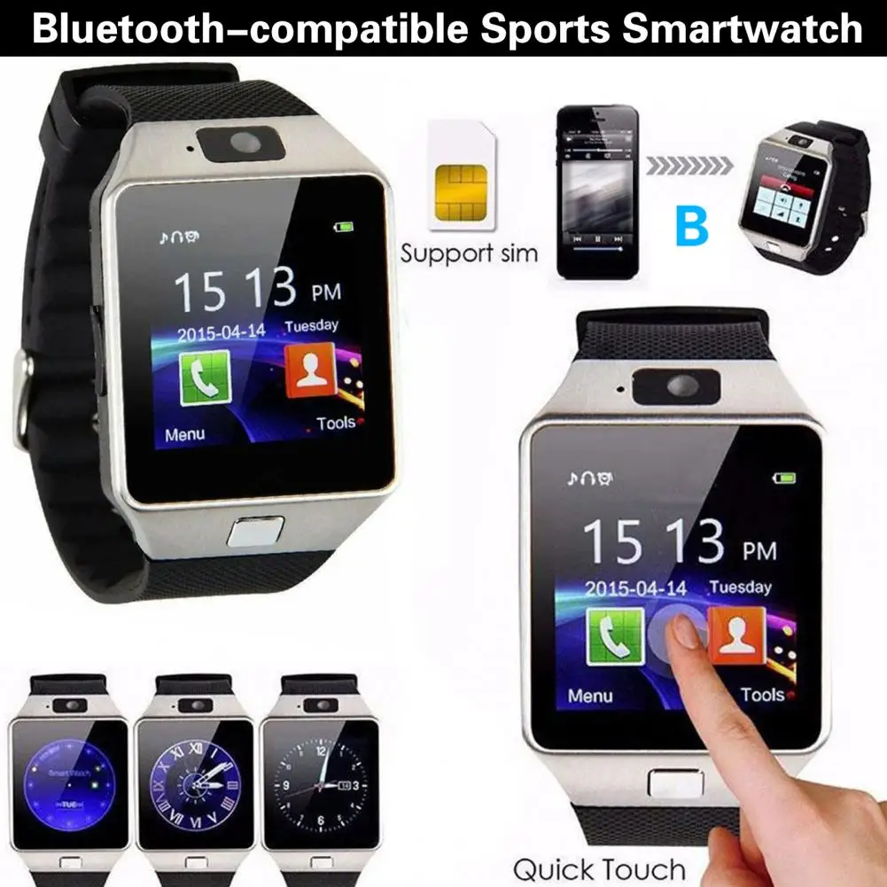 Ultralight Smart Smartwatch Simple Operation Sleep Monitor Practical Bluetooth-compatible Smartwatch Birthday Gift